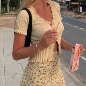 Peppermayo S/M Cropped Cardigan Top✨